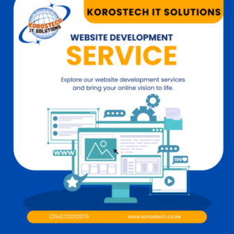 Blue And White Illustrative Website Development Service Instagram Post (3)